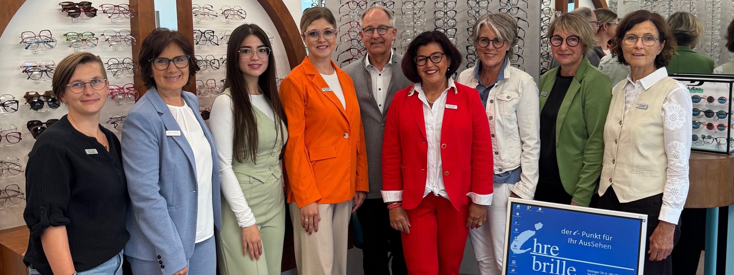 Team Ihre Brille Augenoptik in Augsburg.